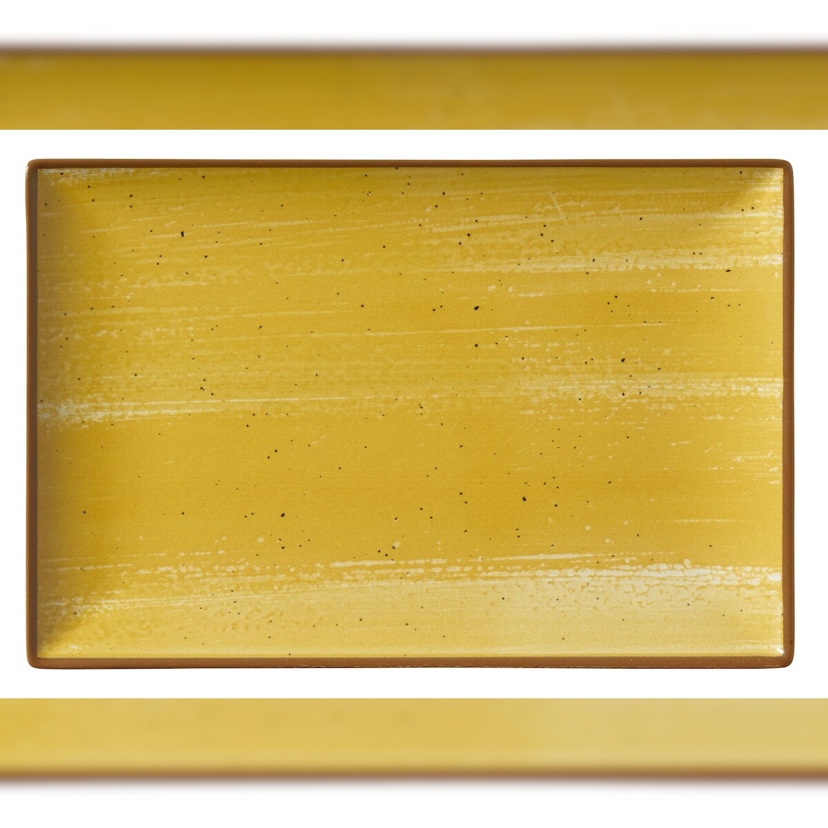 METRO Professional Platte Madleen, Steinzeug, 30 x 20 cm, gelb, 6 Stück Image