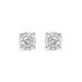 Women's Silver 1/5 Cttw Diamond Miracle-Set Stud Earrings by Roamans in Silver