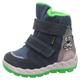 Winterboots SUPERFIT "ICEBIRD WMS: Weit" Gr. 25, blau (blau, grün) Kinder Schuhe Stiefel Boots