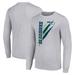 Men's Starter Heather Gray Seattle Seahawks Color Scratch Long Sleeve T-Shirt