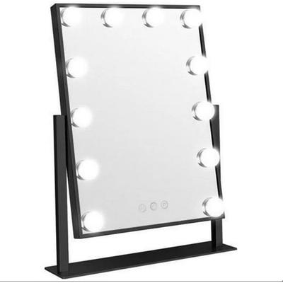 UNIQ New York Mega – Schminkspiegel 12 LED-Lampen Schwarz Schwartz Image