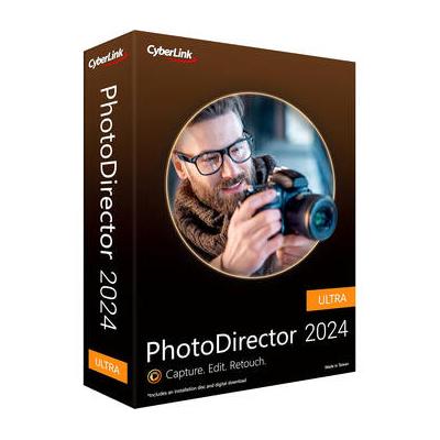 CyberLink PhotoDirector 2024 Ultra (DVD and Download) PTD-EF00-RPU0-00