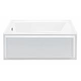MTI Baths Wyndham 5 59.75" Air Bathtub in White | 59.75 W x 32 D in | Wayfair AST80DM-WH-RH