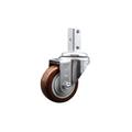 Service Caster Polyurethane Wheel Swivel Square Stem Caster SCC, Rubber | 5 H x 5 W x 5 D in | Wayfair SCC-SQ20S3514-PPUB-GRY-34