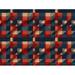Union Rustic Kendred Throw Blanket, Sherpa in Black/Brown/Red | 60 H x 60 W in | Wayfair 659C75D494914702BA12900994B4DB4A