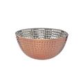 Everly Quinn Bungalow Rose Stainless Steel Salad Bowl Stainless Steel in Gray/Pink | 3.54 H x 7.5 W x 7.5 D in | Wayfair