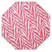 Pink/White Octagon 10' x 10' Area Rug - Hokku Designs Guddi Area Rug Nylon | Wayfair 0FD73E7394CB43E2B1FE41F7B072FED5