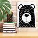 Loon Peak® Latitude Run® 'Vanilla Bear' By Lucia Stewart, Canvas Wall Art, 40"X54" Canvas | 16 H x 12 W x 0.75 D in | Wayfair