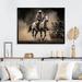 Foundry Select Western Wild West Show On Canvas Print Plastic | 34 H x 44 W x 1.5 D in | Wayfair BDA46B86E16C4578B64CEDFB48CD61F2