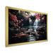 Loon Peak® Peach Tree Waterfall Natures Elegance II - Print on Canvas Metal | 30 H x 40 W x 1.5 D in | Wayfair ADF658211CFA472595ED4CBE6241DA03