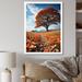 Latitude Run® A Canopy Tree in Wildflowers I - Print on Canvas Metal | 32 H x 24 W x 1 D in | Wayfair DA0173D839D54045BA3689763153C81E