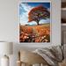 Latitude Run® A Canopy Tree in Wildflowers I - Print on Canvas Metal | 32 H x 16 W x 1 D in | Wayfair EEF2AD5D97104E5DA5BDE090CAD556F9