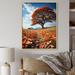 Latitude Run® A Canopy Tree in Wildflowers I - Print on Canvas Plastic | 44 H x 34 W x 1.5 D in | Wayfair 79120D7D0C1F4A979A7AA79DA5144693