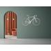 Latitude Run® Metal Bike Wall Art, Bicycle Metal Wall Hanging Decor for Cycling Lovers Metal in Gray | 10 H x 18 W x 0.5 D in | Wayfair