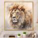 Langley Street® Fierce Lion III Canvas, Cotton | 24 H x 24 W x 1 D in | Wayfair 16C4D29158044BE4BCE50B2B676331A7