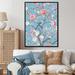 Red Barrel Studio® Chinoiserie w/ Birds & Peonies XVI Framed On Canvas Print Canvas, Cotton | 24 H x 24 W x 1 D in | Wayfair