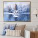 Millwood Pines Cozy Snow Cabin II On Canvas Print Metal | 16 H x 32 W x 1 D in | Wayfair ED3AC2C4D0284B2382603A52251A3D96