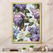 Rosalind Wheeler Purple Lilac Fragrant Flowers V Framed On Canvas Print Plastic in Pink | 44 H x 34 W x 1.5 D in | Wayfair