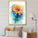 Red Barrel Studio® Orange Teal Daisy Flower Fusion On Canvas Print Metal | 40 H x 30 W x 1.5 D in | Wayfair 0FA27305EDA74158BD1E3141A26BC053
