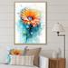 Red Barrel Studio® Orange Teal Daisy Flower Fusion On Canvas Print Metal | 40 H x 30 W x 1.5 D in | Wayfair 154D9B65CD614AC1A386A453659DC731