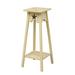 Red Barrel Studio® Plant Stand In Antique White Wood/Solid Wood in Brown/Green | 32 H x 14 W x 11.5 D in | Wayfair 3EAE57B59D7C4F0384FAF4B22658F886