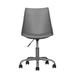 Latitude Run® Faux Leather Commercial Use Office Chair in Gray/Brown | 22.88 W x 23.16 D in | Wayfair 16FD0E1AD5AB47288B68999033D5EE88