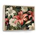 Bay Isle Home™ Coral Green Lily Impressions On Canvas Print Metal | 30 H x 40 W x 1.5 D in | Wayfair AE1F0870CEFB427689A84C35CF70B25C