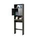 Ebern Designs Nicklas Bathroom Storage, Over The Toilet Storage, Over The Toilet Cabinet Manufactured in Black | Wayfair