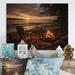 Dovecove Sarris Beach Photo Beach Bonfire II On Wood Print Metal in Brown | 30 H x 40 W x 0.78 D in | Wayfair 5C750094A37544B8897E6A49B67BD134