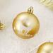 The Holiday Aisle® Geometric Ball Ornament Plastic in White/Yellow | 10 H x 9 W x 6.2 D in | Wayfair AEDB4F8A97A84286B0287E00B9F3642E