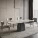 Orren Ellis Chevon Rectangular 31.5" W Restaurant Dining Set Glass/Metal in Gray | 29.53 H x 31.5 W x 51.18 D in | Wayfair