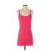 Moda International Casual Dress - Shift Scoop Neck Sleeveless: Pink Print Dresses - Women's Size Small