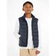 Daunenweste TOMMY HILFIGER "U ESSENTIAL LIGHT VEST" Gr. 7 (122), blau (dunkelblau) Jungen Westen Jacken