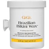 Gigi Brazilian Bikini Wax Microwave Formula - Non-Strip Hair Removal Wax 8 Oz
