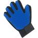 Cleaning Gloves Dog Pet Grooming Glove Pet Brush Cat Comb Deshedding Hair Gloves Dogs Bath Cleaning Supplies Animal Combs by Eco Friendly Cleaning Gloves (Color : Right hand Size : Blue)