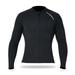 Arealer 2mm Neoprene Men Women Diving with Front Zipper Wetsuits Jacket Long Sleeves Wetsuit for Snorkeling Diving Surfing Water Sports Swimming