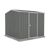 Absco Premier 7 x 7 Metal Storage Shed - Woodland Gray