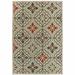 HomeRoots 6 x 9 ft. Gray Geometric Stain Resistant Indoor & Outdoor Rectangle Area Rug - Gray - 6 x 9 ft.