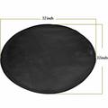 Round Under Grill Mat&Fire Pit Mat 32 Deck Patio Protect Mat Fireproof Grill Pad for Fire Pit Griddle Cooking Center Outdoor Flat Top Gas Propane Burners & Portable Charcoal Grills