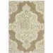 HomeRoots 9 x 13 ft. Tan Oriental Stain Resistant Indoor & Outdoor Rectangle Area Rug - Tan - 9 x 13 ft.