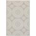 HomeRoots 5 x 7 ft. Gray Geometric Stain Resistant Indoor & Outdoor Rectangle Area Rug - Gray - 5 x 7 ft.