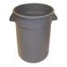 2000GY 20-Gallon LLDPE Waste Receptacle Round Gray