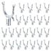 Metal Tree Branch Support Tree Straightening Kit Fit 0.63 Round Pole for Orchard Vineyard Silver 24 Pack