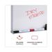 1PC Universal Melamine Dry Erase Board with Aluminum Frame 24 x 18 White Surface Anodized Aluminum Frame