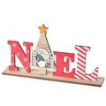 Christmas Ornament Desktop Decoration Wooden Sign Decor Wooden Craft Holiday Ornament