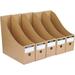 CNKOO 5Pcs Magazine Files paper office supplies storage file box Corrugated Cardboard Magazine Box Standing Folder Archive Magazine Files Recycled Cardboard for Catalogues and Magazines