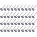 Fashion Earrings For Women 200Pcs/Set Stainless Steel Butterfly Earrings Pins Stopper Backs DIY Accessory - 200pcs 6mm Earring Pin