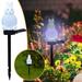 solacol Solar Led Outdoor Rabbit Shaped Garden Lighting Lamp Automatic Charging Solar Garden Lights Large Realistic Flowers for Courtyard Front Yard