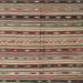 Ahgly Company Indoor Square Contemporary Brown Red Southwestern Area Rugs 3 Square