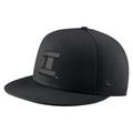 Men's Nike Illinois Fighting Illini Triple Black Performance Fitted Hat